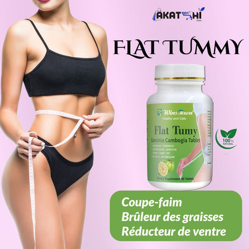 FLAT TUMMY comprimes minceur coupe-faim puissant et bruleur